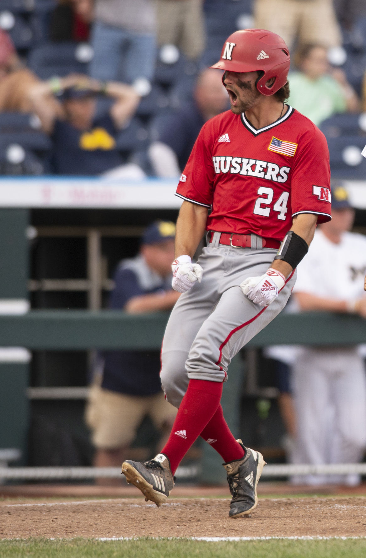 Nebraska vs. Michigan, second game, 5.25